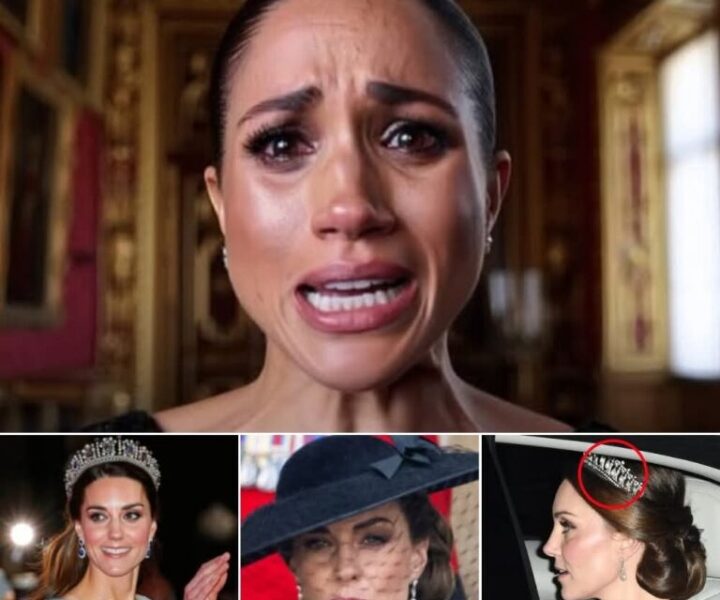 “‘Why is it always Kate — and never me?!’” — Meghan Markle was reportedly left fuming after Princess Kate dazzled in Princess Diana’s iconic jewels and the Queen’s crown, sending social media into a frenzy. But here’s the jaw-dropping twist: the jewelry drama may just be the tip of the iceberg… with palace insiders whispering about a hidden rift that could shake the royal family to its core!—Detail Check Below⤵️
