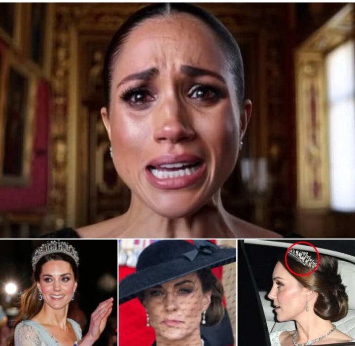 “‘Why is it always Kate — and never me?!’” — Meghan Markle was reportedly left fuming after Princess Kate dazzled in Princess Diana’s iconic jewels and the Queen’s crown, sending social media into a frenzy. But here’s the jaw-dropping twist: the jewelry drama may just be the tip of the iceberg… with palace insiders whispering about a hidden rift that could shake the royal family to its core!—Detail Check Below⤵️