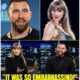 Taylor Swift Shares the Story of Her DISASTROUS First Date with Travis Kelce! Taylor Swift opens up about the unforgettable—and chaotic—first date with NFL star Travis Kelce that didn’t go exactly as planned. From unexpected mishaps to hilarious misunderstandings, the pop superstar reveals all the behind-the-scenes moments that left both of them laughing (and cringing) later. Fans are buzzing as Taylor recounts the twists and turns that made their first meeting anything but ordinary. Full Story Below
