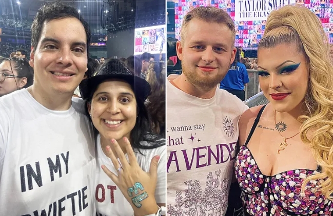 Two Couples Engaged at Taylor Swift Concerts Go from 'Eras to Arrowhead': 'It Feels Like a Full Circle' (Exclusive) Carlos Ortega and Brenda