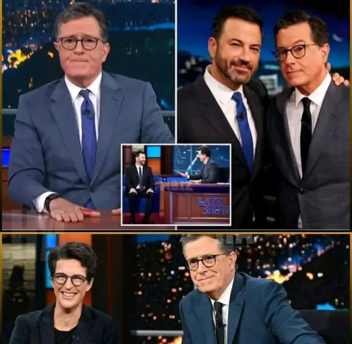 Television Just Broke Its Own Chains. In a move no one saw coming, Rachel Maddow, Stephen Colbert, and Jimmy Kimmel walked away from the system — and built a newsroom that has every major network shaking. No advertisers. No corporate censors. No watered-down scripts. Just three of the biggest names in media tearing down the old rules and declaring war on silence. Maddow brings her unflinching analysis, Colbert his razor-sharp satire, and Kimmel his fearless late-night voice — a trio ready to deliver stories the networks never wanted told. Why would these figures risk their careers to challenge the very system that made them? What truths are they preparing to reveal that television never dared to air? And most importantly, could this bold rebellion ignite a revolution in how news itself is told? Full story below ⤵️⤵️⤵️