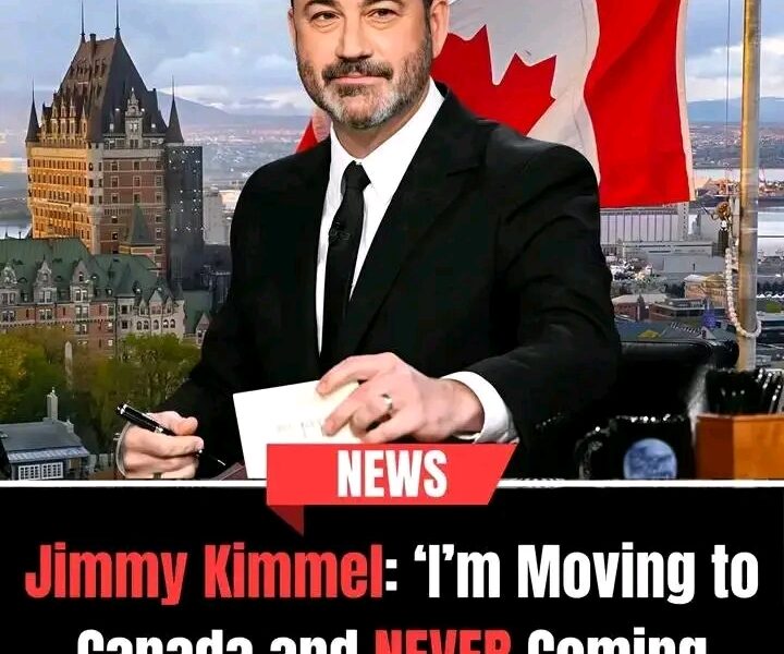 "BREAKING NEWS: Jimmy Kimmel has shocked audiences nationwide by announcing the end of Jimmy Kimmel Live! and bidding farewell to America. On live television, he choked up as he declared: “I’m moving to Canada and will NEVER come back!” His statement immediately ignited a firestorm of debate: some applauded Kimmel’s decisive move, while others insisted he was sending a hidden message. But what left the public truly stunned… was the real reason behind this dramatic exit — a secret Kimmel has kept until the very last moment." Details in the comments 👇👇👇
