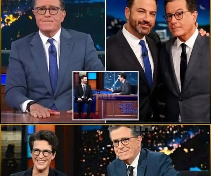 Television Just Broke Its Own Chains. In a move no one saw coming, Rachel Maddow, Stephen Colbert, and Jimmy Kimmel walked away from the system — and built a newsroom that has every major network shaking. No advertisers. No corporate censors. No watered-down scripts. Just three of the biggest names in media tearing down the old rules and declaring war on silence. Maddow brings her unflinching analysis, Colbert his razor-sharp satire, and Kimmel his fearless late-night voice — a trio ready to deliver stories the networks never wanted told. Why would these figures risk their careers to challenge the very system that made them? What truths are they preparing to reveal that television never dared to air? And most importantly, could this bold rebellion ignite a revolution in how news itself is told? Full story below ⤵️⤵️⤵️