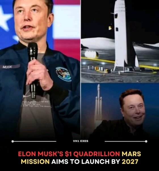 Elon Musk is reportedly preparing to launch a groundbreaking spaceship valued at $1 quadrillion, marking the first steps toward establishing a permanent city on Mars. The mission, scheduled for 2027, has captured global attention as humanity prepares to embark on an unprecedented journey of interplanetary colonization.... Full Details Here ⤵️⤵️