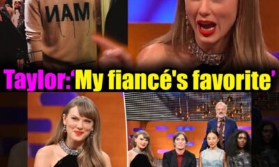 Taylor Swift BLUSHING as she calls Travis Kelce ' My Fiancé' for First Time on Graham Norton Show