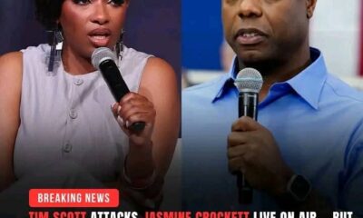 Tim Scott ATTACKS Jasmine Crockett live on air — but just seconds later, she fires back with one line that leaves him frozen in front of all of America!…Read more 👇